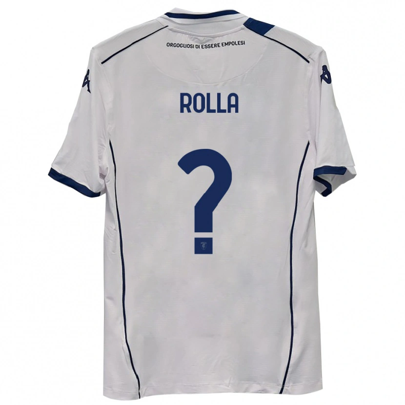 Danxen Criança Camisola Nicola Rolla #0 Azul Marinho Escuro Alternativa 2025/26 Camisa