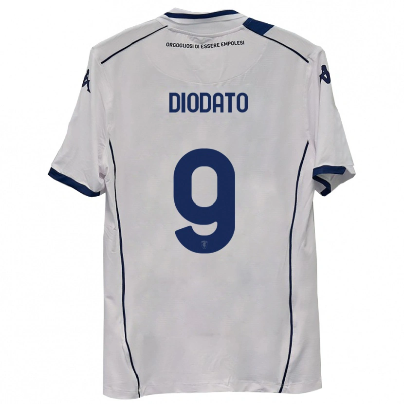 Danxen Criança Camisola Samuele Diodato #9 Azul Marinho Escuro Alternativa 2025/26 Camisa