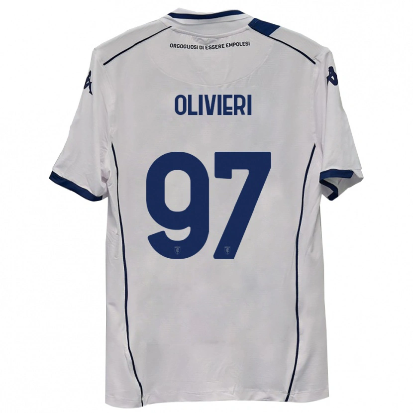 Danxen Criança Camisola Alessandro Olivieri #97 Azul Marinho Escuro Alternativa 2025/26 Camisa