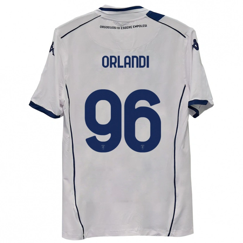 Danxen Criança Camisola Andrea Orlandi #96 Azul Marinho Escuro Alternativa 2025/26 Camisa