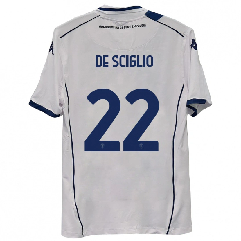 Danxen Criança Camisola Mattia De Sciglio #22 Azul Marinho Escuro Alternativa 2025/26 Camisa