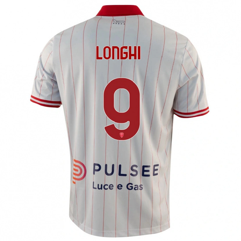 Danxen Criança Camisola Jordan Longhi #9 Branco Vermelho Azul Alternativa 2025/26 Camisa