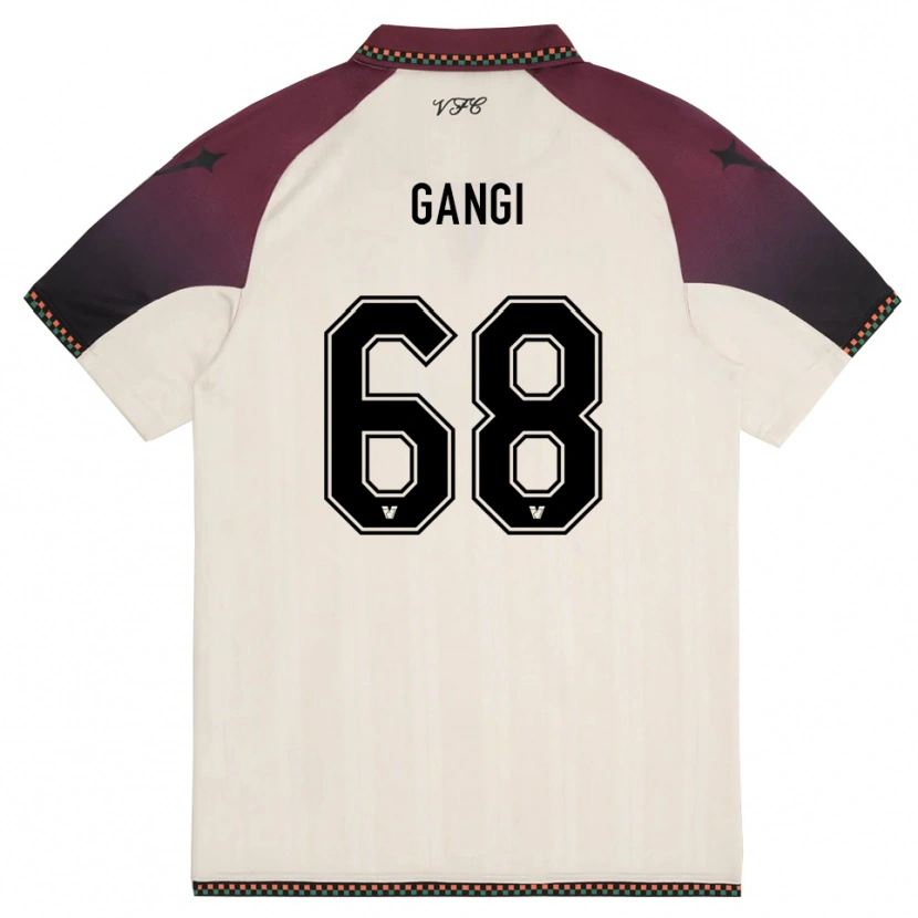 Danxen Criança Camisola Chiara Gangi #68 Creme Borgonha Alternativa 2025/26 Camisa