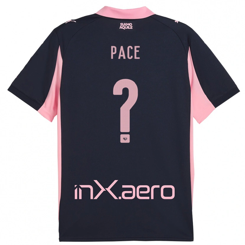 Danxen Criança Camisola Andrea Pace #0 Marinho Rosa Alternativa 2025/26 Camisa