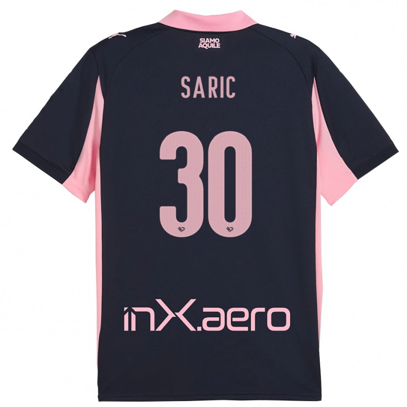 Danxen Criança Camisola Dario Saric #30 Marinho Rosa Alternativa 2025/26 Camisa