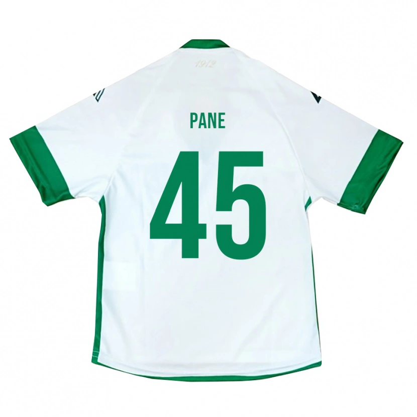 Danxen Criança Camisola Pasquale Pane #45 Branco Verde Azul Alternativa 2025/26 Camisa