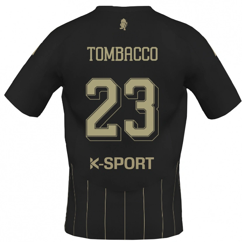 Danxen Criança Camisola Federico Tombacco #23 Cinza Branco Alternativa 2025/26 Camisa