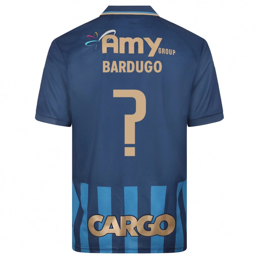 Danxen Criança Camisola Ori Bardugo #0 Azul Marinho Alternativa 2025/26 Camisa