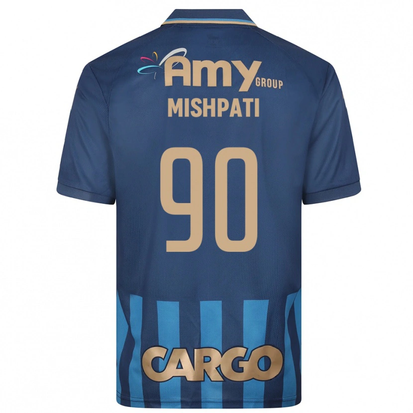 Danxen Criança Camisola Roi Mishpati #90 Azul Marinho Alternativa 2025/26 Camisa