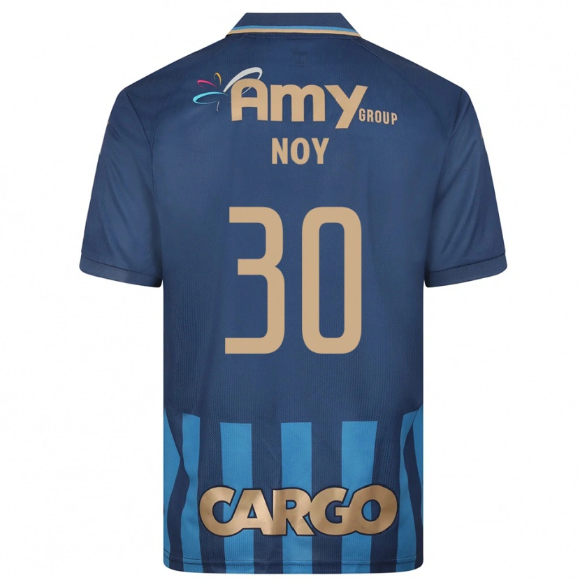 Danxen Criança Camisola Itamar Noy #30 Azul Marinho Alternativa 2025/26 Camisa