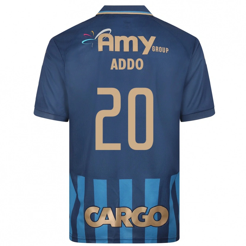 Danxen Criança Camisola Henry Addo #20 Azul Marinho Alternativa 2025/26 Camisa