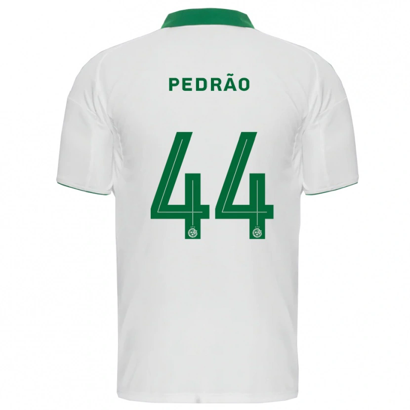 Danxen Criança Camisola Pedrão #44 Branco Verde Alternativa 2025/26 Camisa