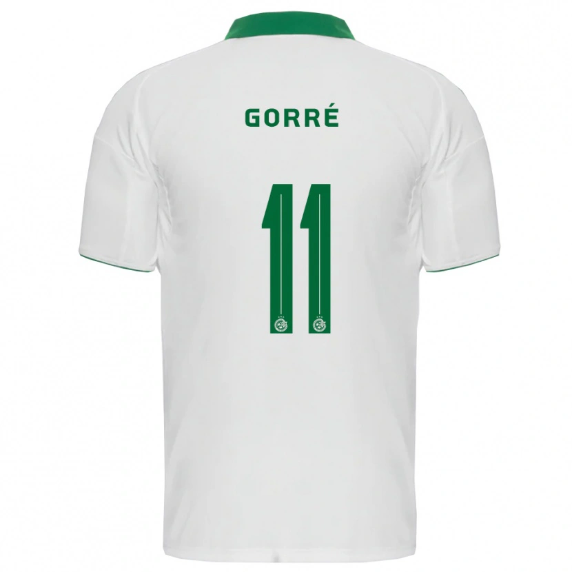 Danxen Criança Camisola Kenji Gorré #11 Branco Verde Alternativa 2025/26 Camisa
