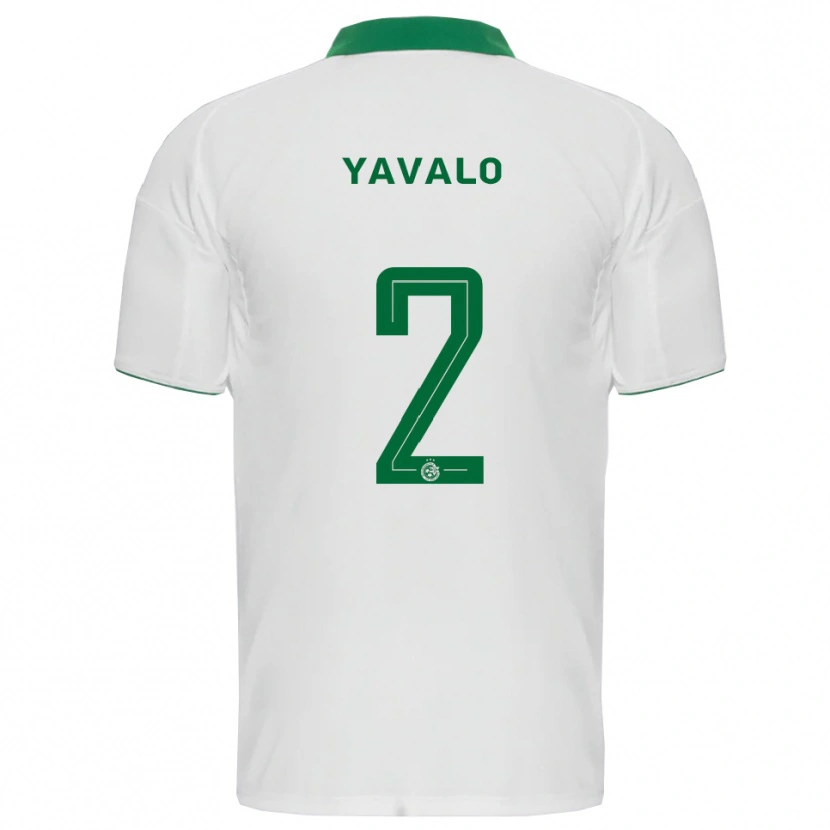 Danxen Criança Camisola Gatachao Yavalo #2 Branco Verde Alternativa 2025/26 Camisa