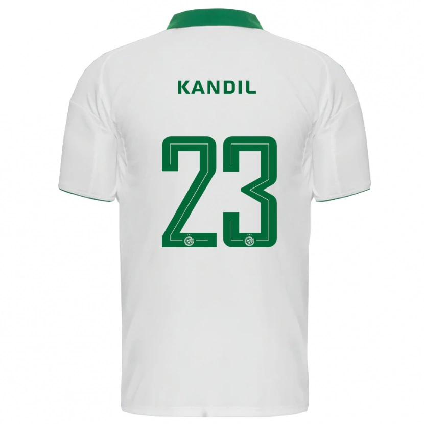 Danxen Criança Camisola Maor Kandil #23 Branco Verde Alternativa 2025/26 Camisa