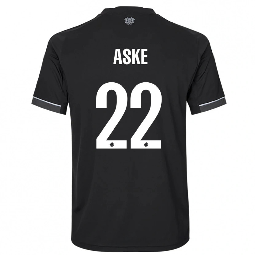 Danxen Criança Camisola Aske Bang #22 Preto Branco Alternativa 2025/26 Camisa