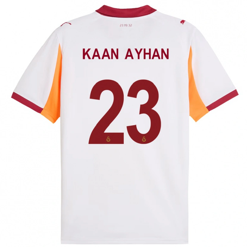 Danxen Criança Camisola Kaan Ayhan #23 Branco Vermelho Alternativa 2025/26 Camisa