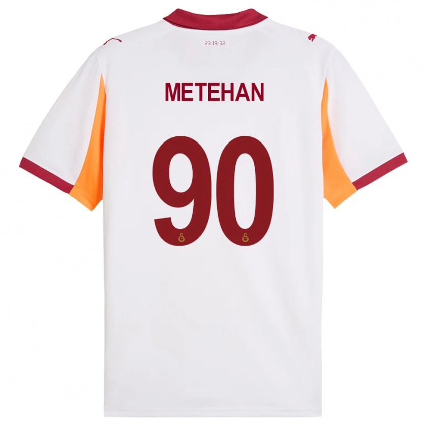 Danxen Criança Camisola Metehan Baltacı #90 Branco Vermelho Alternativa 2025/26 Camisa