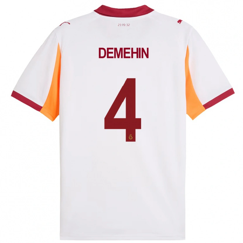Danxen Criança Camisola Oluwatosin Blessing Demehin #4 Branco Vermelho Alternativa 2025/26 Camisa