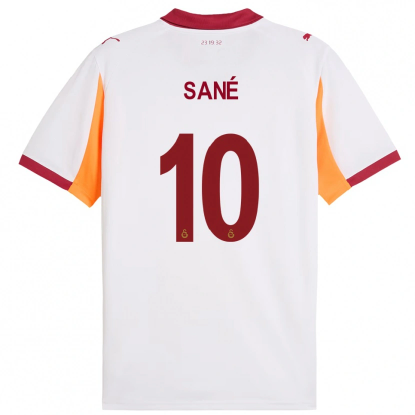 Danxen Criança Camisola Leroy Sané #10 Branco Vermelho Alternativa 2025/26 Camisa