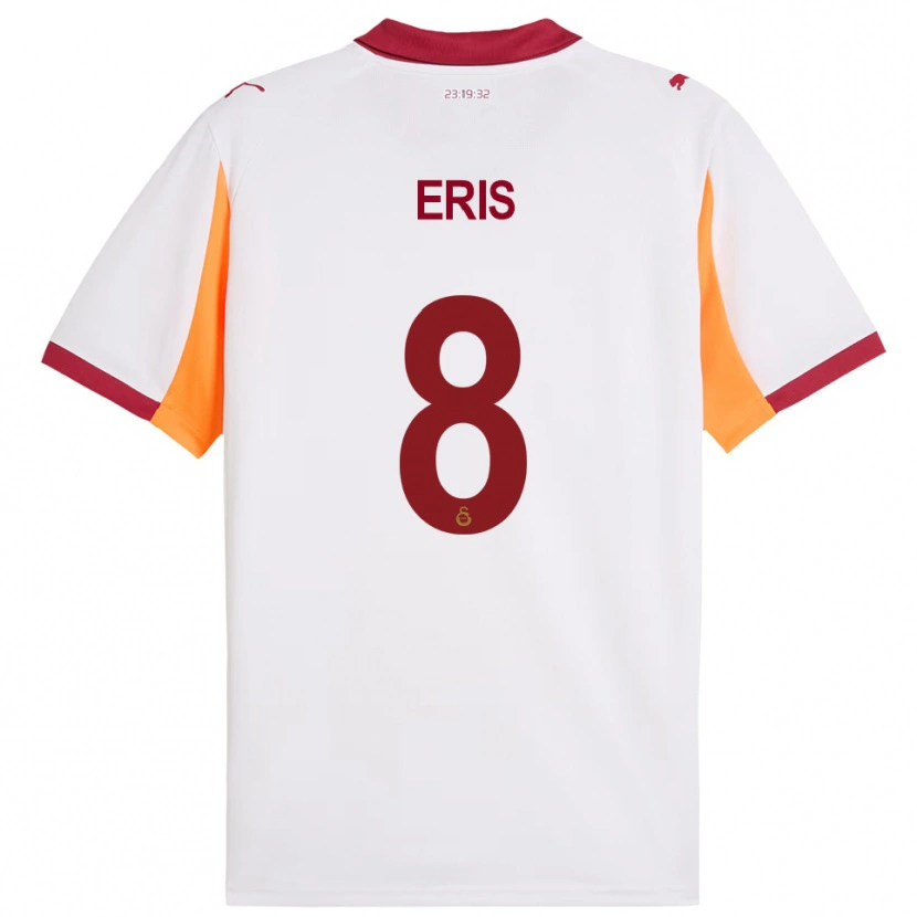Danxen Criança Camisola Efe Eriş #8 Branco Vermelho Alternativa 2025/26 Camisa