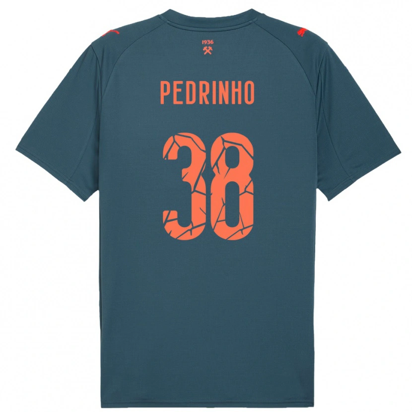 Danxen Criança Camisola Pedrinho #38 Marinho Vermelho Alternativa 2025/26 Camisa