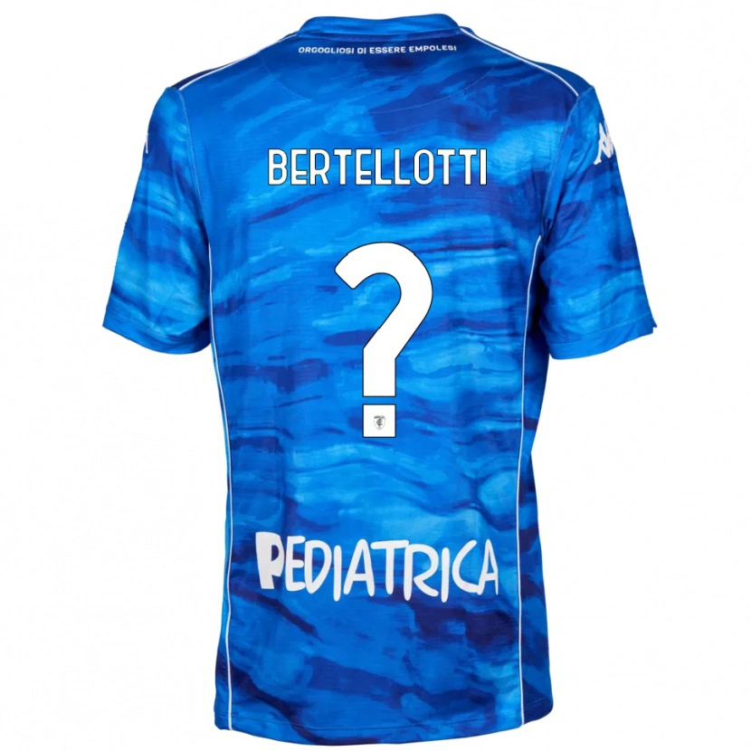 Danxen Homem Camisola Giacomo Bertellotti #0 Azul Branco Principal 2025/26 Camisa