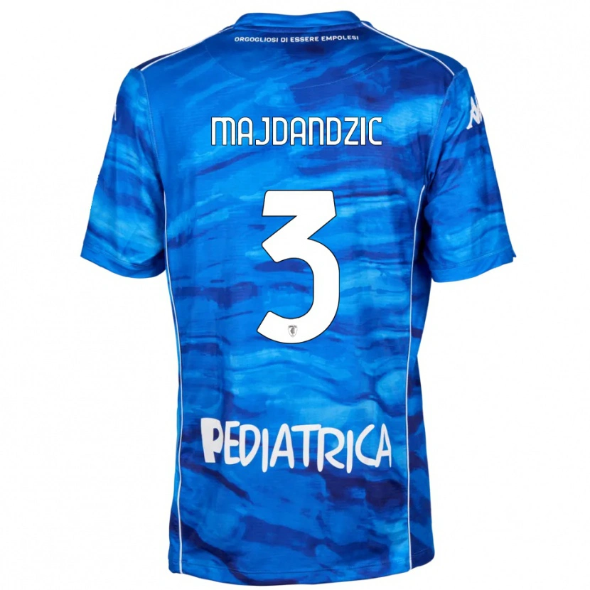 Danxen Homem Camisola Patrik Majdandzic #3 Azul Branco Principal 2025/26 Camisa