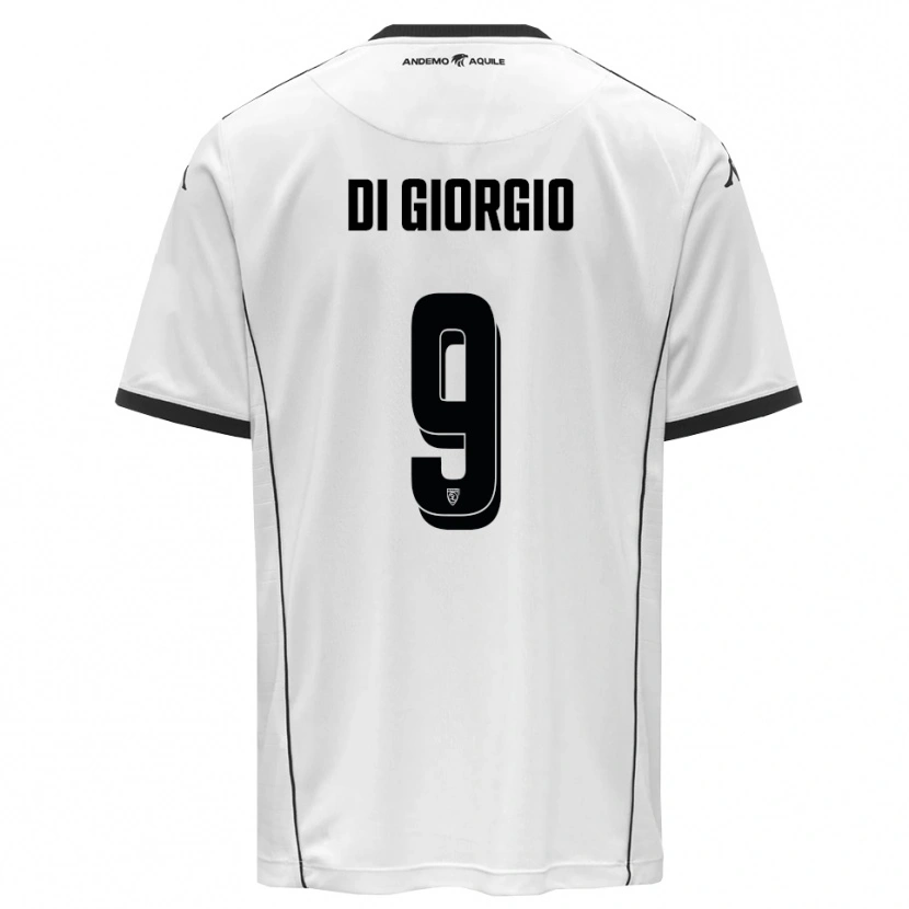 Danxen Homem Camisola Riccardo Di Giorgio #9 Branco Preto Principal 2025/26 Camisa