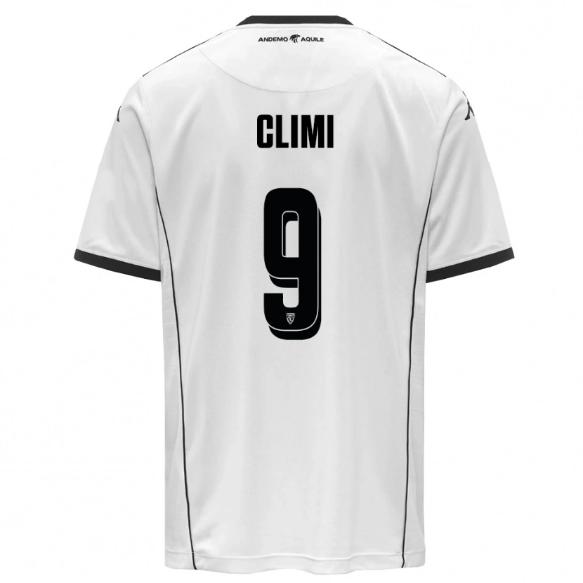 Danxen Homem Camisola Francesco Climi #9 Branco Preto Principal 2025/26 Camisa