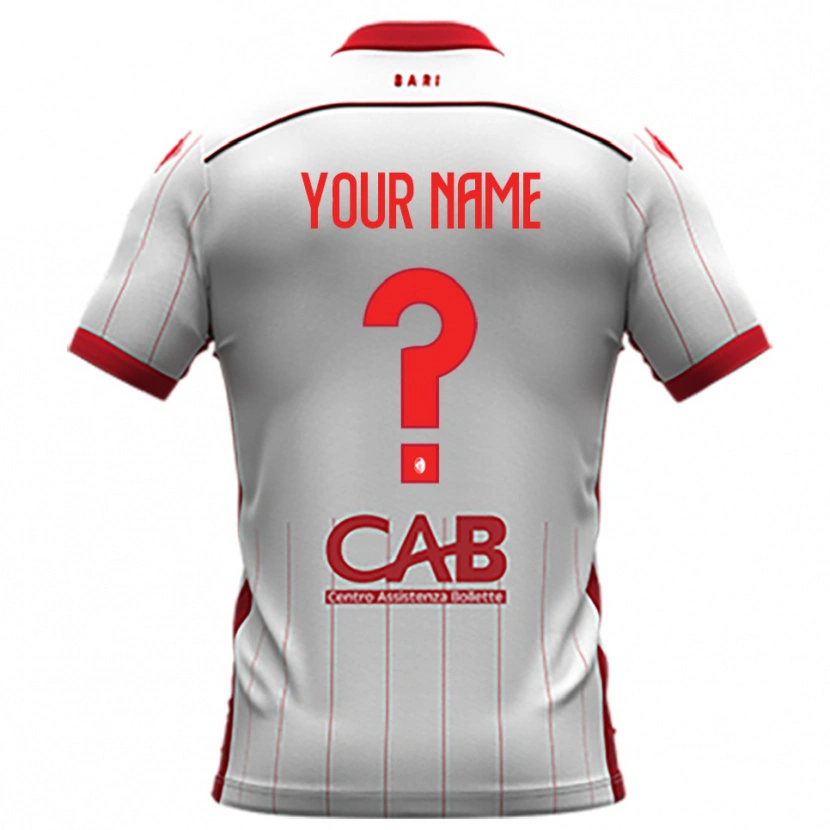 Danxen Homem Camisola Seu Nome #0 Branco Vermelho Principal 2025/26 Camisa