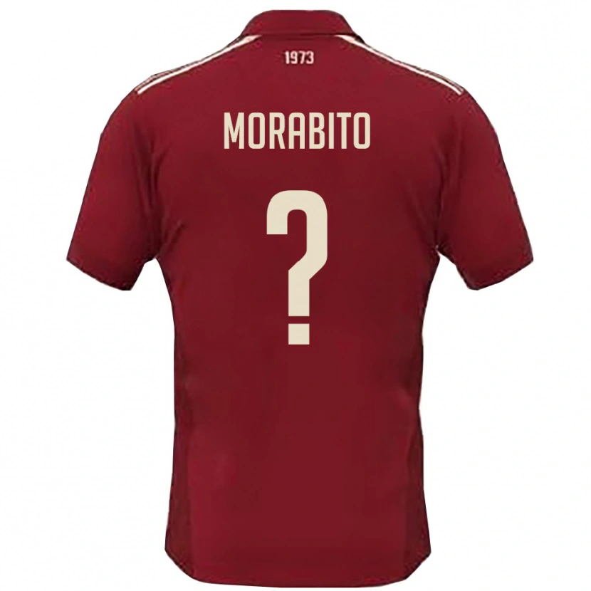 Danxen Homem Camisola Francesco Morabito #0 Borgonha Branco Principal 2025/26 Camisa