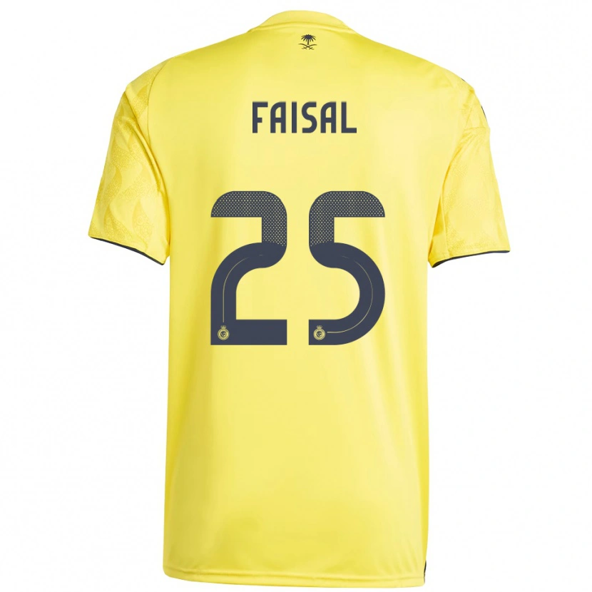 Danxen Homem Camisola Samira Faisal #25 Amarelo Preto Principal 2025/26 Camisa