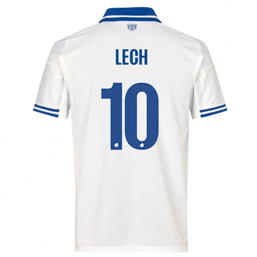 Danxen Homem Camisola Josephine Lech #10 Branco Azul Principal 2025/26 Camisa