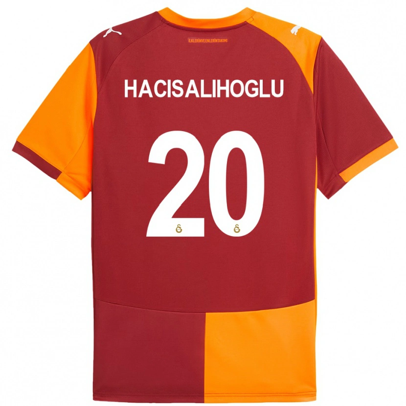 Danxen Homem Camisola Arda Hacisalihoglu #20 Vermelho Laranja Principal 2025/26 Camisa