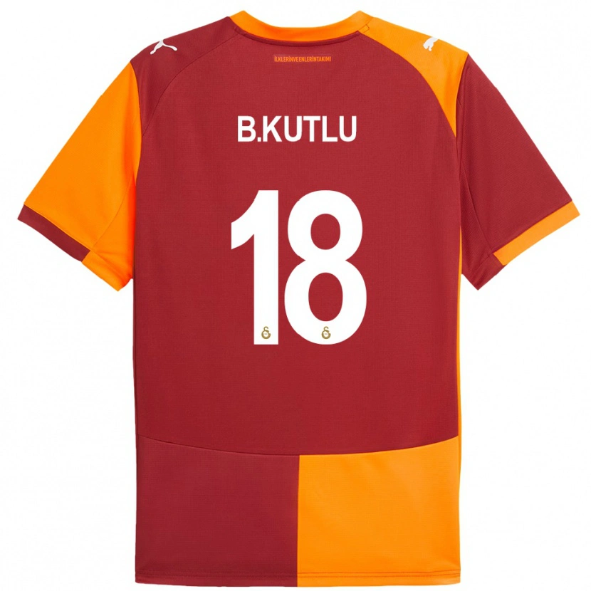 Danxen Homem Camisola Berkan Kutlu #18 Vermelho Laranja Principal 2025/26 Camisa