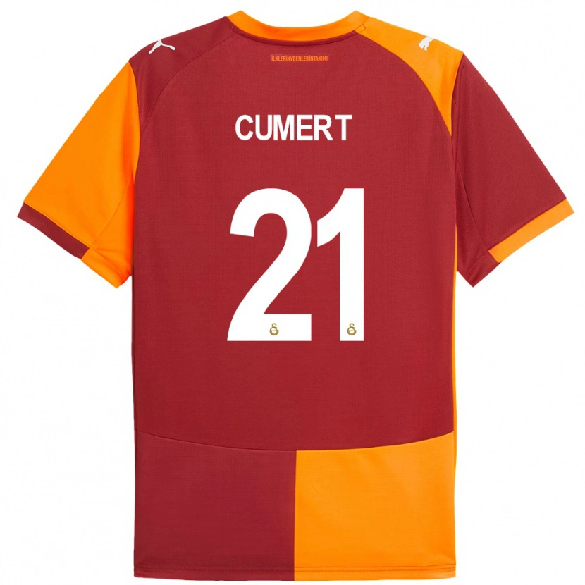 Danxen Homem Camisola Ecem Cumert #21 Vermelho Laranja Principal 2025/26 Camisa