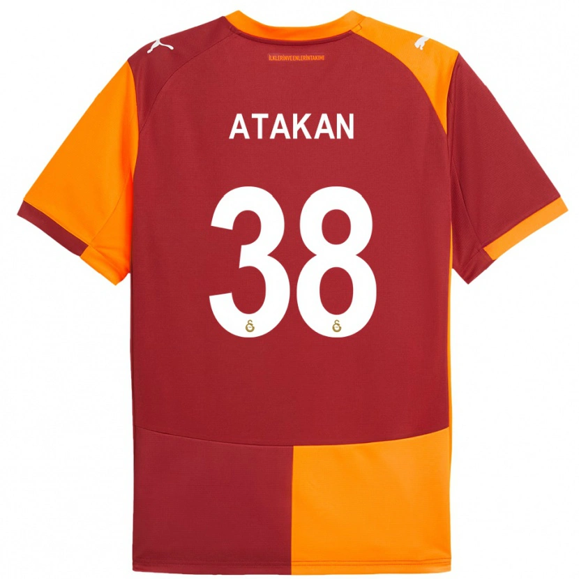 Danxen Homem Camisola Atakan Ordu #38 Vermelho Laranja Principal 2025/26 Camisa