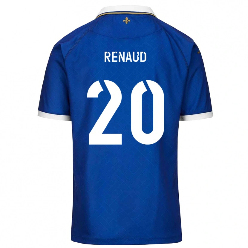 Danxen Homem Camisola Tom Renaud #20 Azul Dourado Principal 2025/26 Camisa