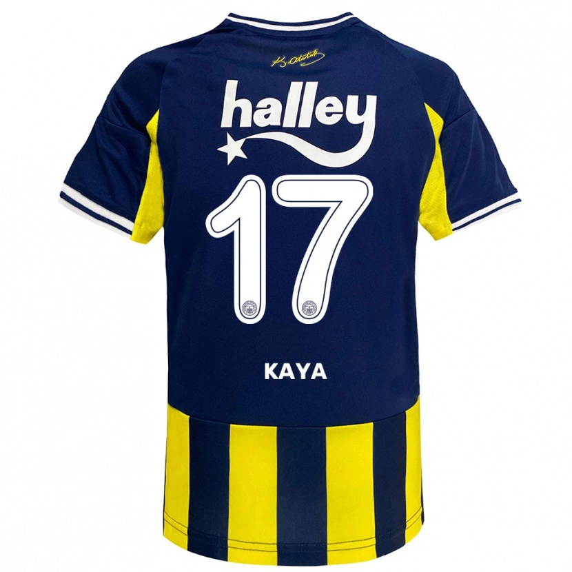 Danxen Homem Camisola İpek Kaya #17 Amarelo Marinho Branco Principal 2025/26 Camisa