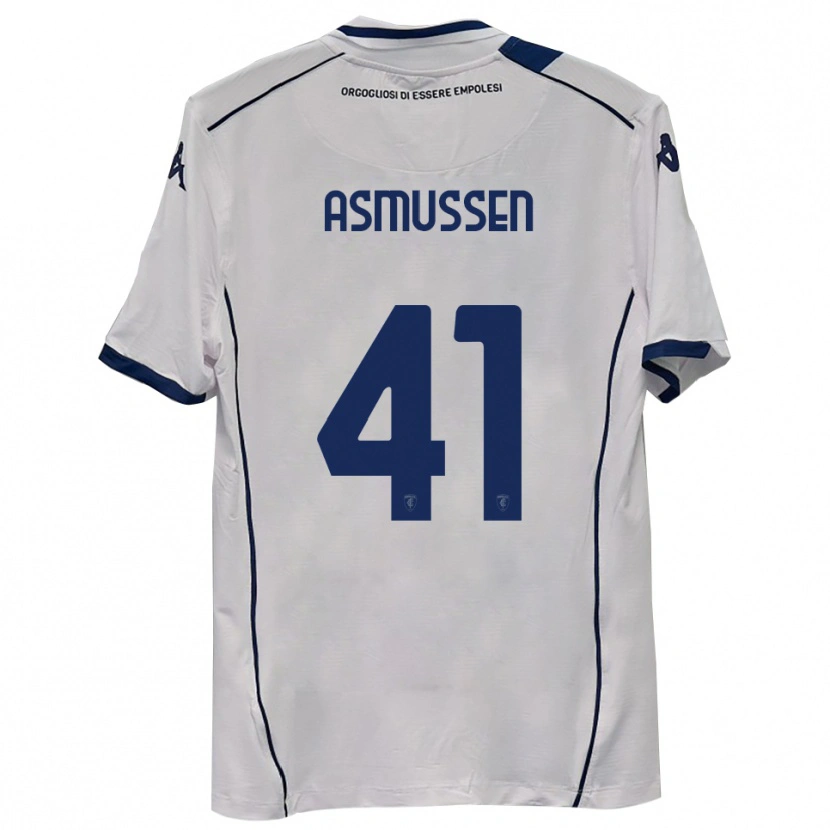 Danxen Homem Camisola Ank Asmussen #41 Azul Marinho Escuro Alternativa 2025/26 Camisa