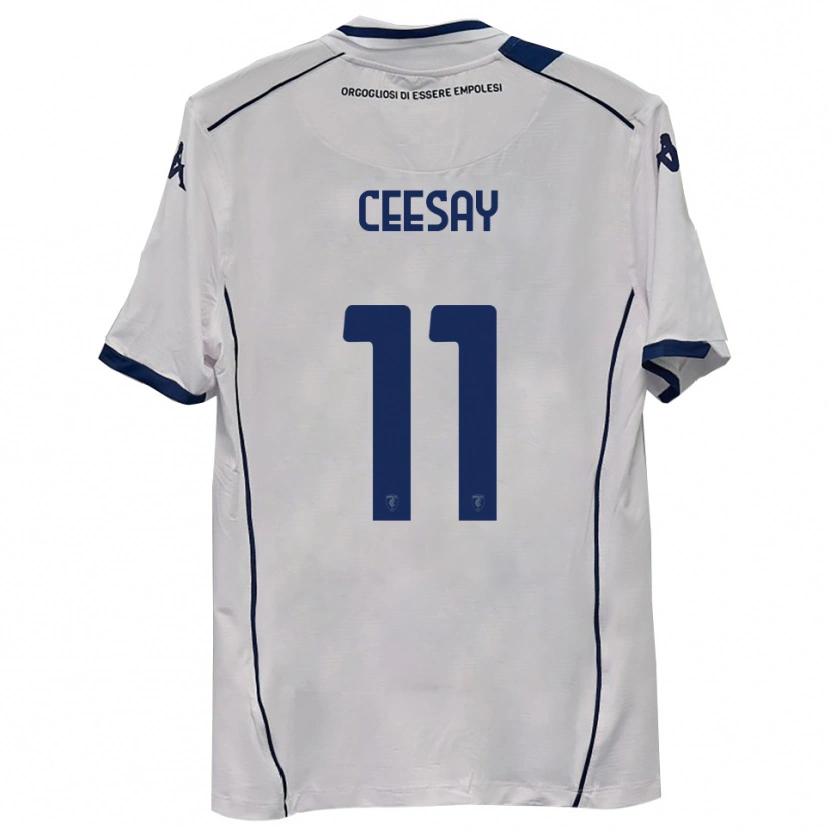 Danxen Homem Camisola Joseph Ceesay #11 Azul Marinho Escuro Alternativa 2025/26 Camisa