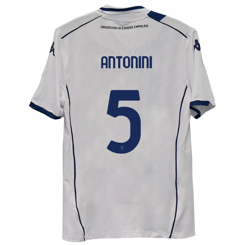 Danxen Homem Camisola Diego Antonini #5 Azul Marinho Escuro Alternativa 2025/26 Camisa
