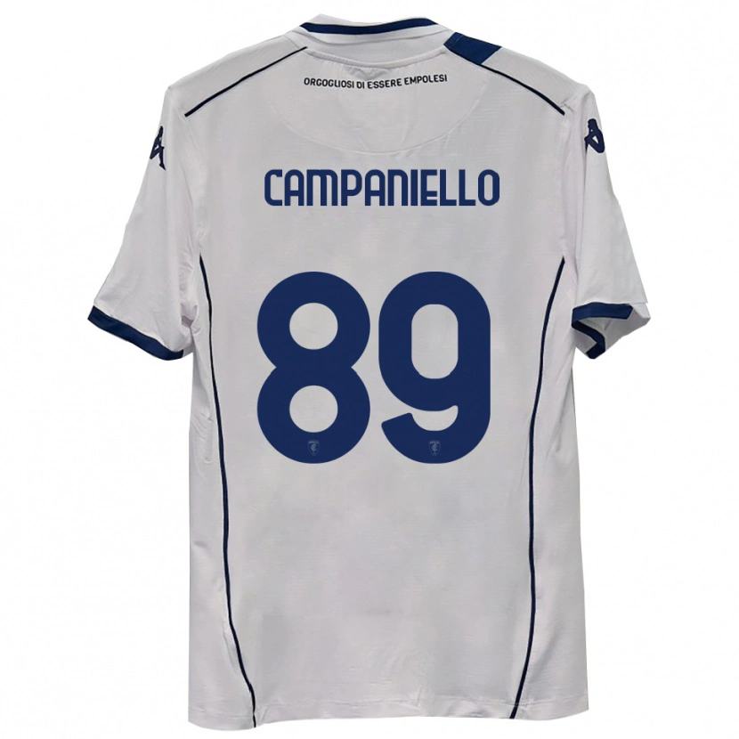 Danxen Homem Camisola Thomas Campaniello #89 Azul Marinho Escuro Alternativa 2025/26 Camisa
