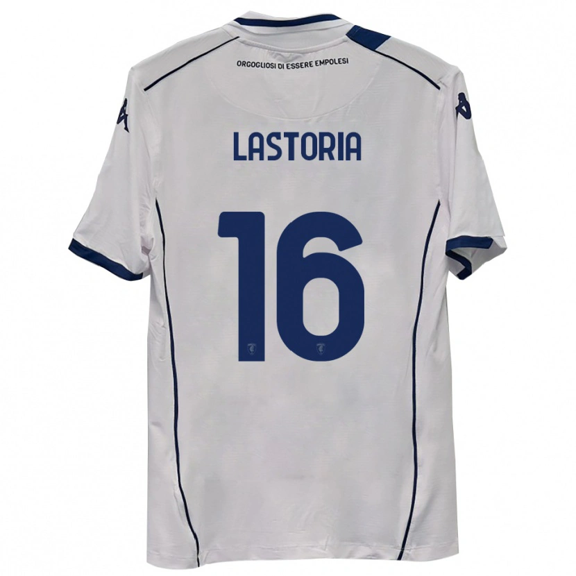 Danxen Homem Camisola Tommaso Lastoria #16 Azul Marinho Escuro Alternativa 2025/26 Camisa