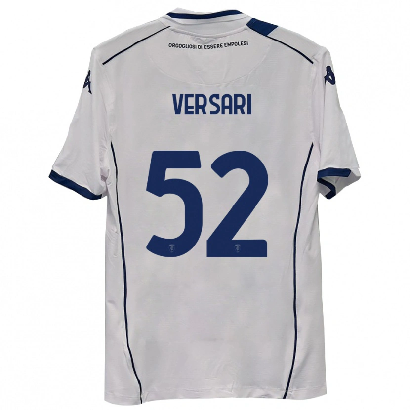 Danxen Homem Camisola Francesco Versari #52 Azul Marinho Escuro Alternativa 2025/26 Camisa