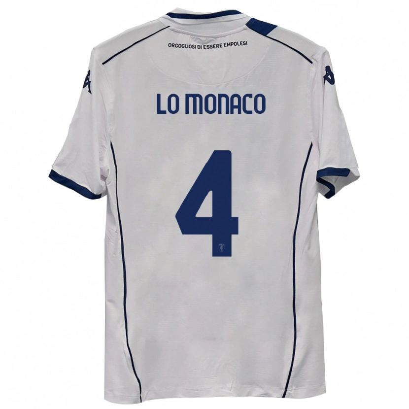 Danxen Homem Camisola Luca Lo Monaco #4 Azul Marinho Escuro Alternativa 2025/26 Camisa