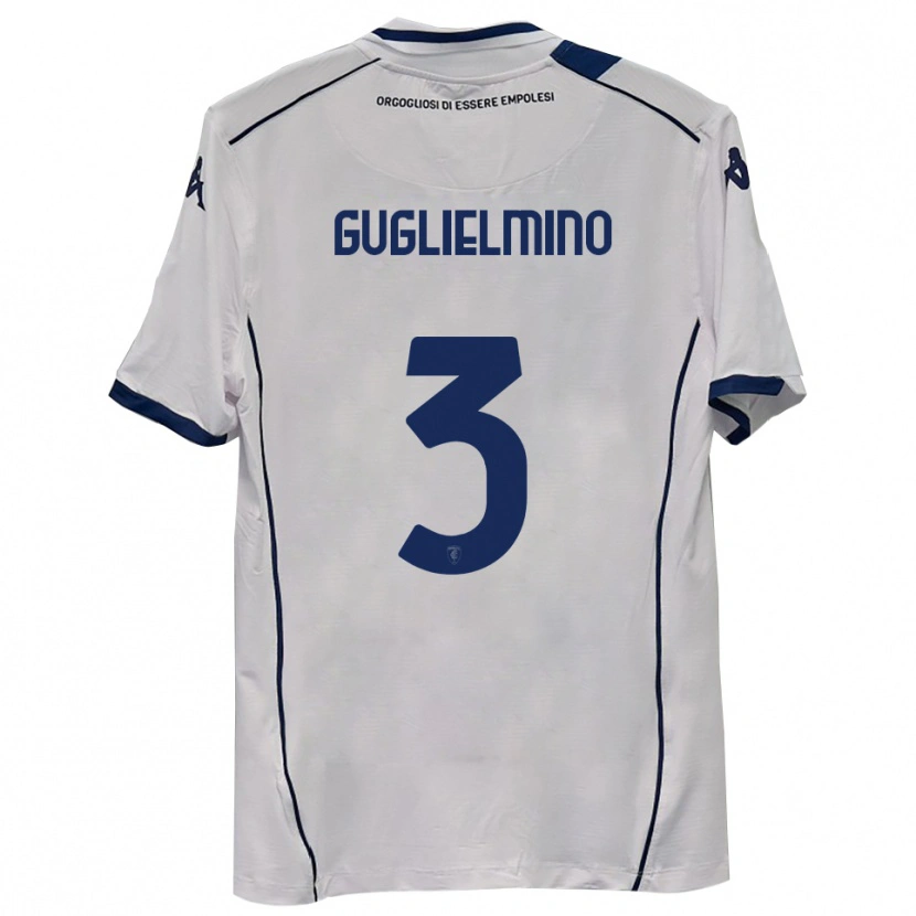 Danxen Homem Camisola Federico Guglielmino #3 Azul Marinho Escuro Alternativa 2025/26 Camisa