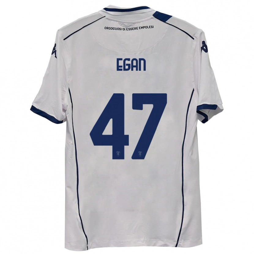 Danxen Homem Camisola Matteo Egan #47 Azul Marinho Escuro Alternativa 2025/26 Camisa