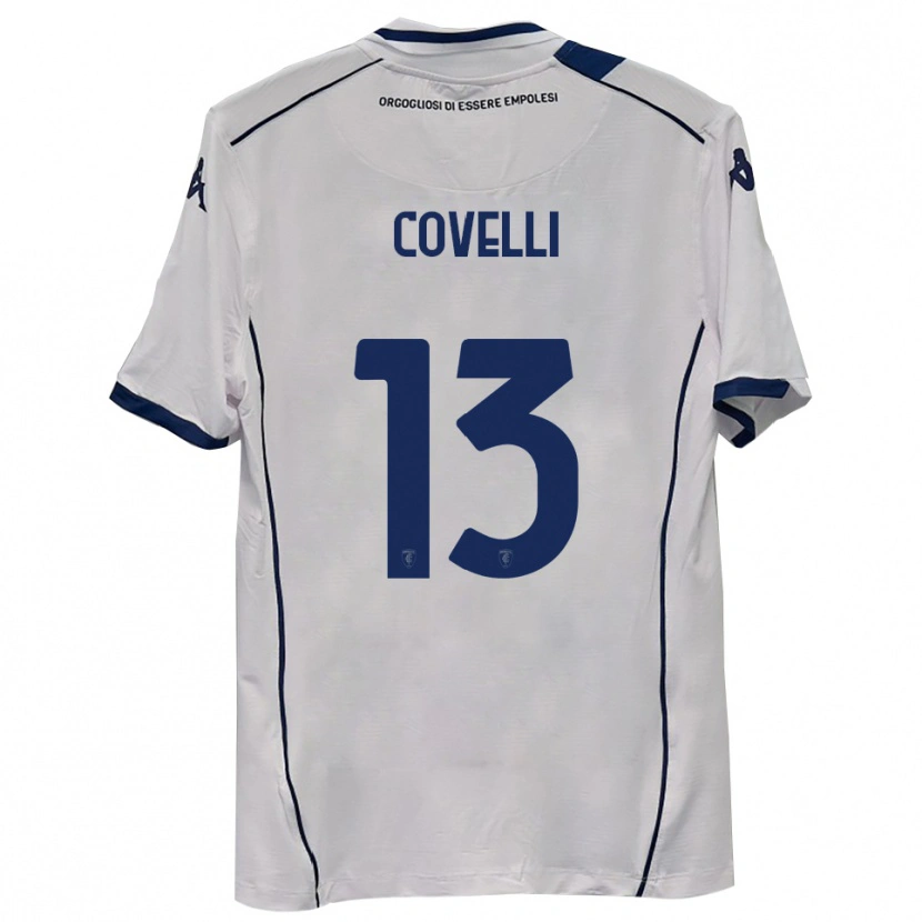 Danxen Homem Camisola Cristian Covelli #13 Azul Marinho Escuro Alternativa 2025/26 Camisa